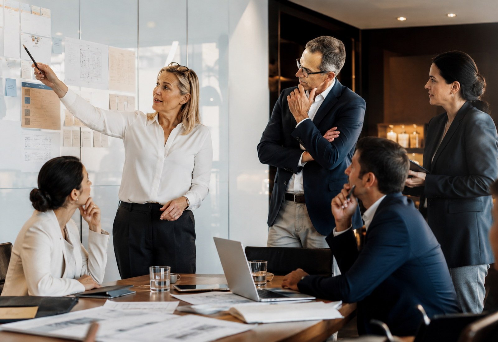Corporate strategy leadership workshop